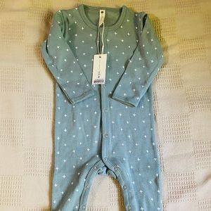 Q by Quincy Mae footed Gender Neutral Sea Green Sleeper